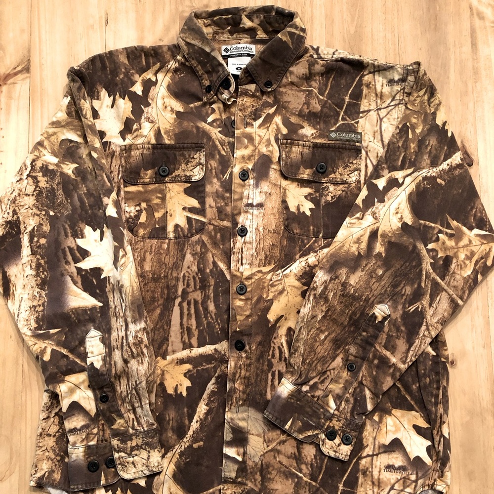 Columbia Mid-weight Deer Hunting Shirt, Size M